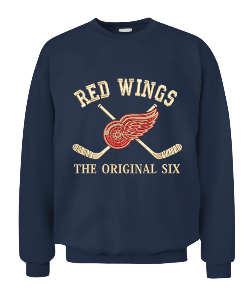 DETROIT RED WINGS - The Original Six - Premium Embroidered