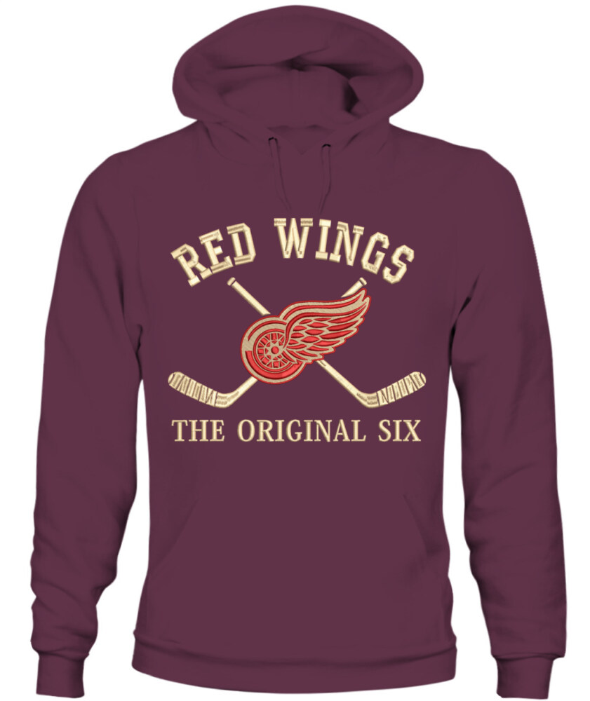 DETROIT RED WINGS - The Original Six - Premium Embroidered