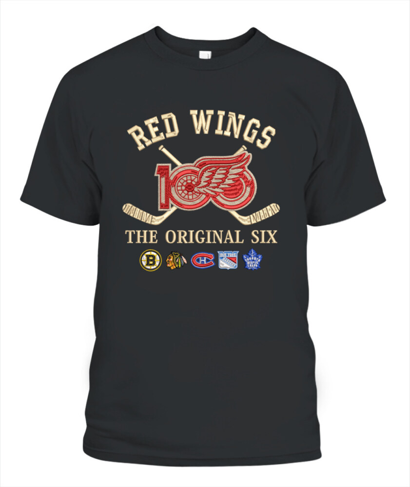 DETROIT RED WINGS - 100th Anniversary Original Six Premium Embroidered (Centennial Edition)
