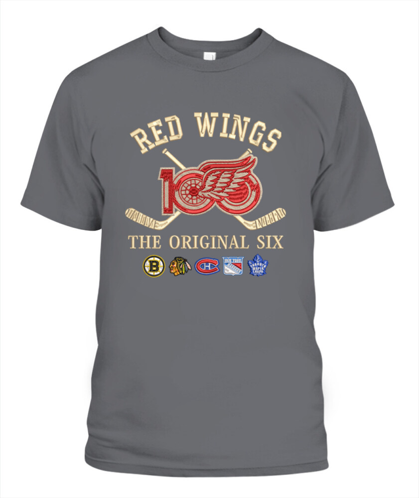 DETROIT RED WINGS - 100th Anniversary Original Six Premium Embroidered (Centennial Edition)