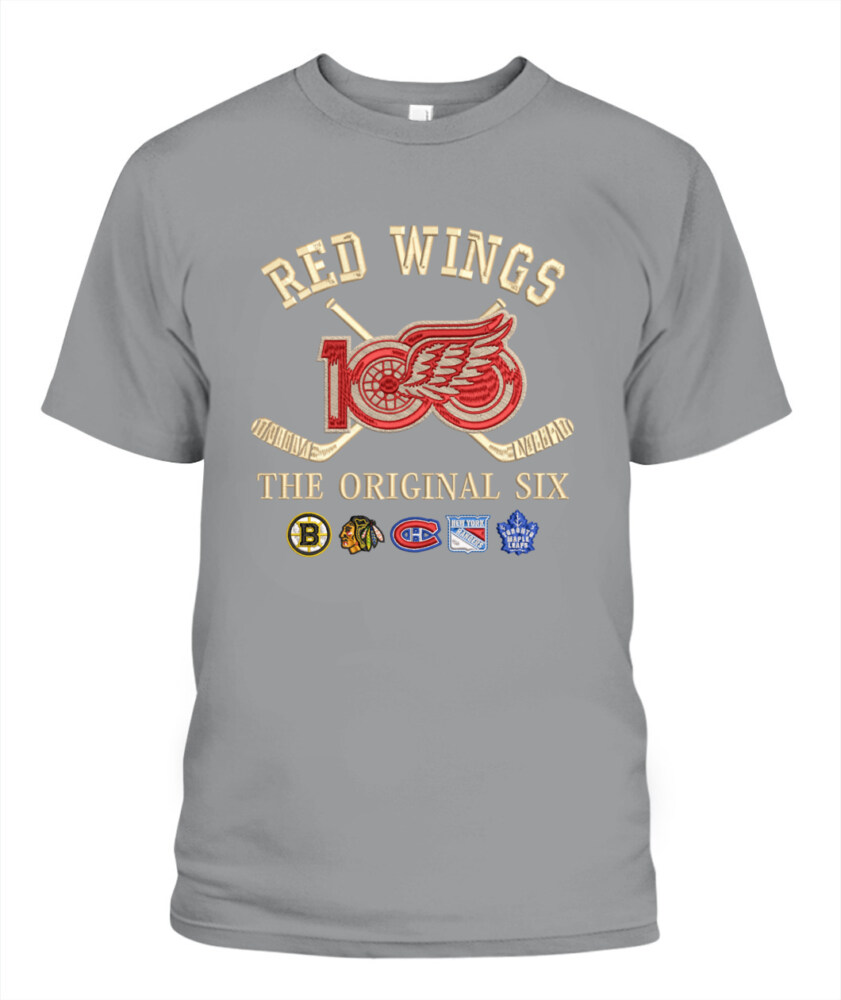 DETROIT RED WINGS - 100th Anniversary Original Six Premium Embroidered (Centennial Edition)