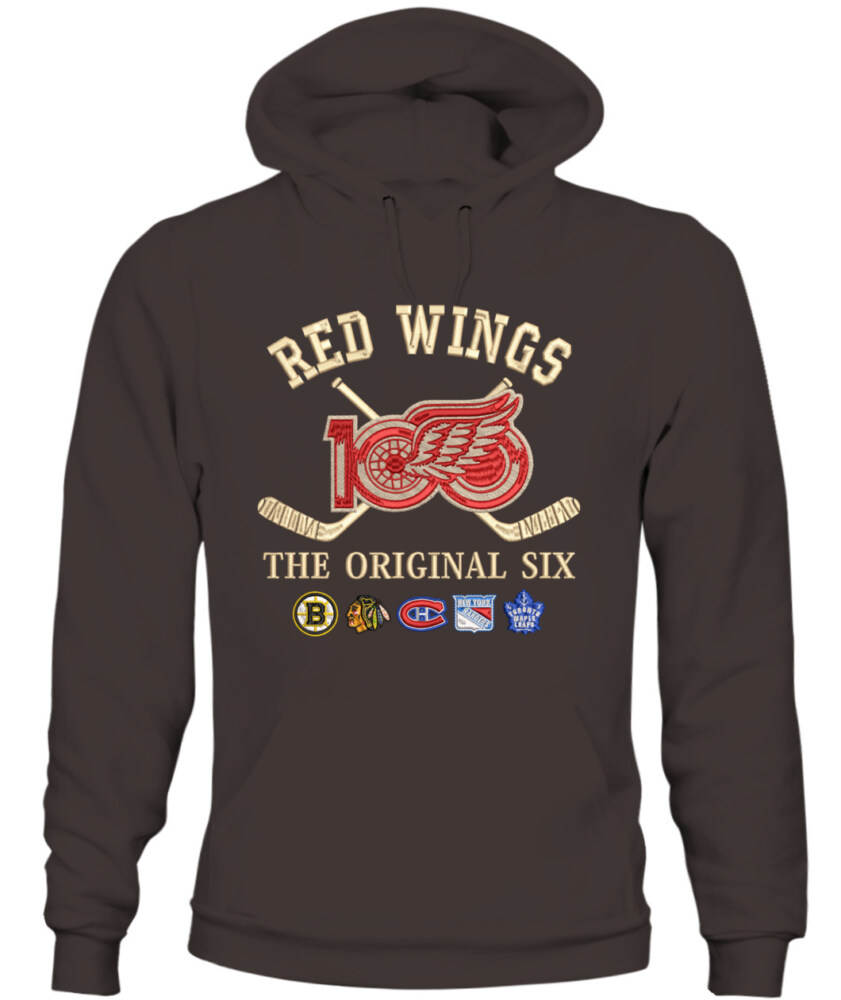 DETROIT RED WINGS - 100th Anniversary Original Six Premium Embroidered (Centennial Edition)