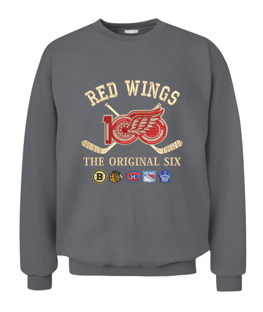DETROIT RED WINGS - 100th Anniversary Original Six Premium Embroidered (Centennial Edition)