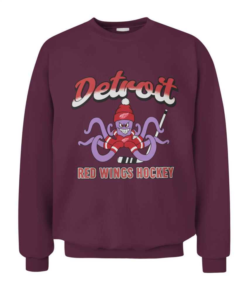 DETROIT RED WINGS – The Hockey Octopus Mascot