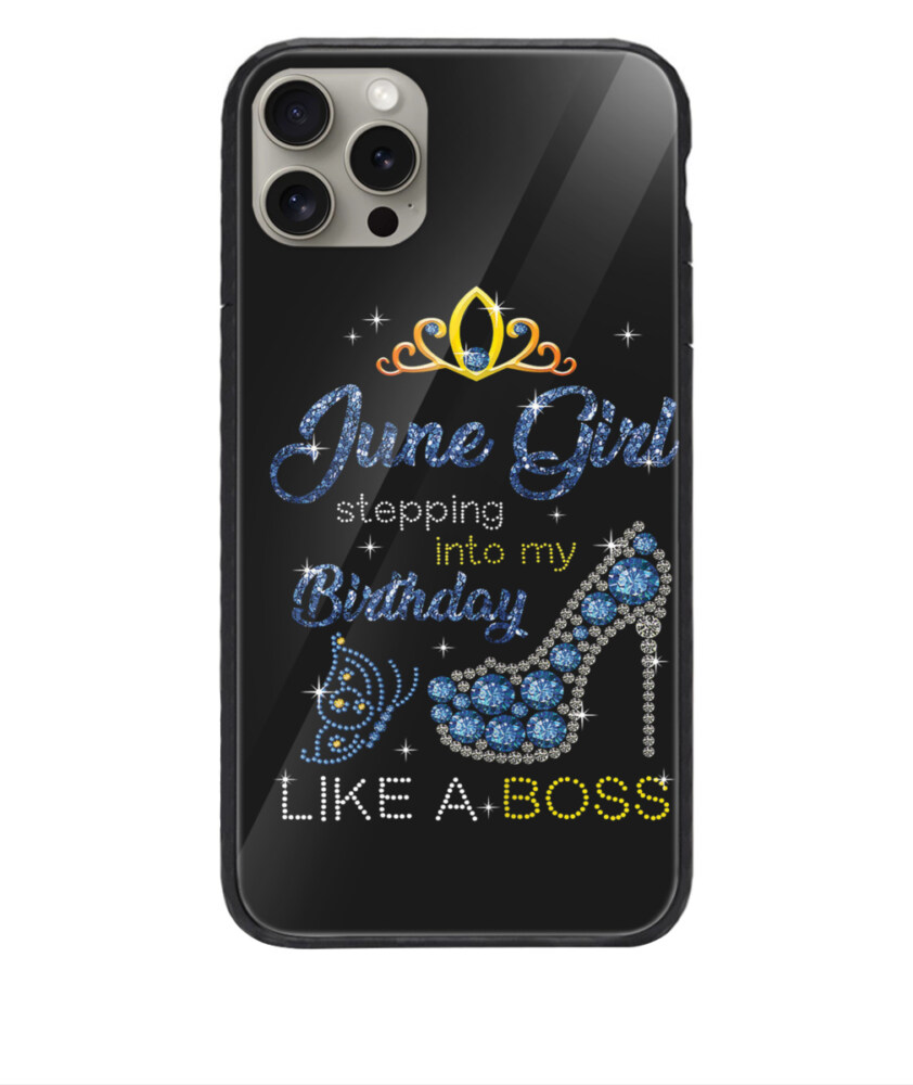 June girl stepping into my birthday like a queen iphone