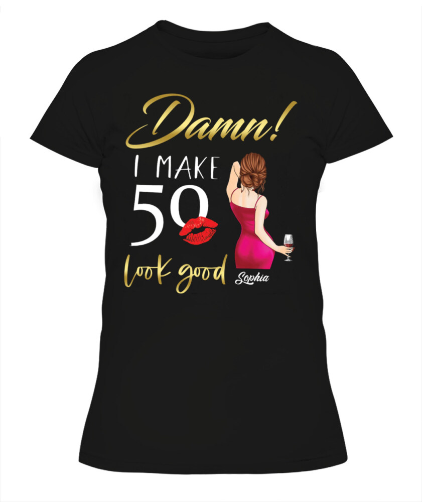 50th Birthday Shirts, Custom Birthday Shirts, Turning 50 Shirt, Gifts For Women Turning 50, 50 And Fabulous Shirt, 1973 Shirt, 50th Birthday Shirts For Her