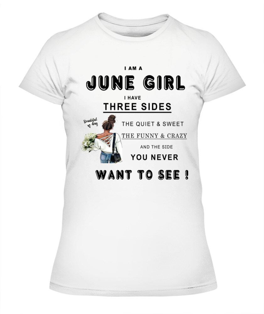 June never Birthday Shirt, Custom Birthday Shirt, Queens Born In June, June Birthday Shirts For Woman, June Birthday Gifts