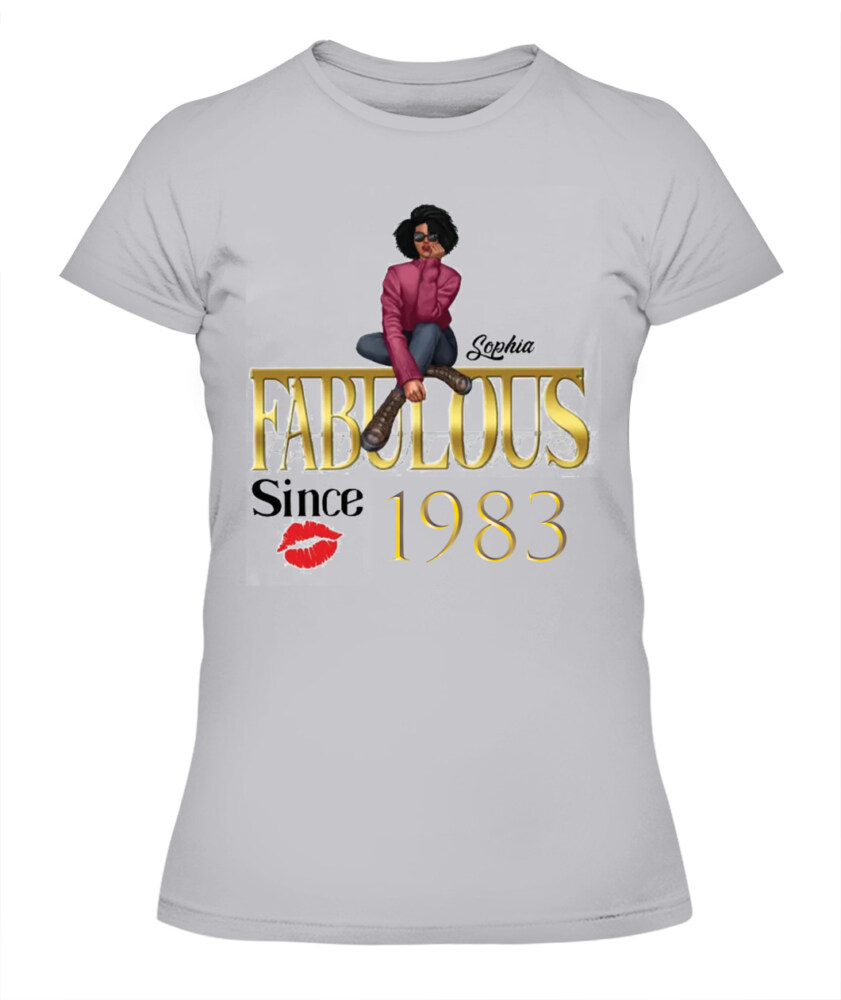 41st Birthday Shirts For Her, Personalised 41st Birthday Gifts, 1982 T Shirt, 41 And Fabulous Shirt, 41st Birthday Shirt Ideas, Gift Ideas 41st Birthday Woman