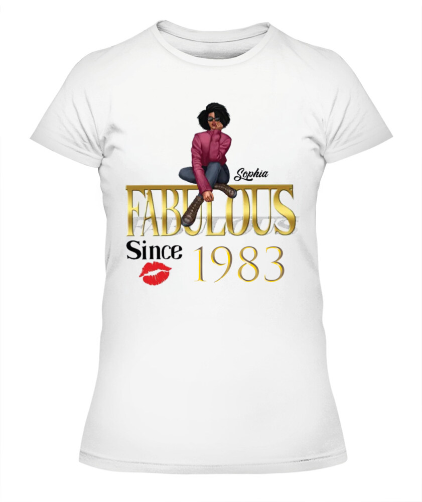 41st Birthday Shirts For Her, Personalised 41st Birthday Gifts, 1982 T Shirt, 41 And Fabulous Shirt, 41st Birthday Shirt Ideas, Gift Ideas 41st Birthday Woman
