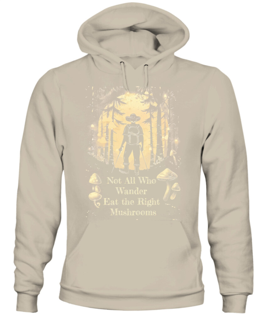 Not All Who Wander Eat the Right Mushrooms Shirt – Vintage Forest Psychedelic Tee