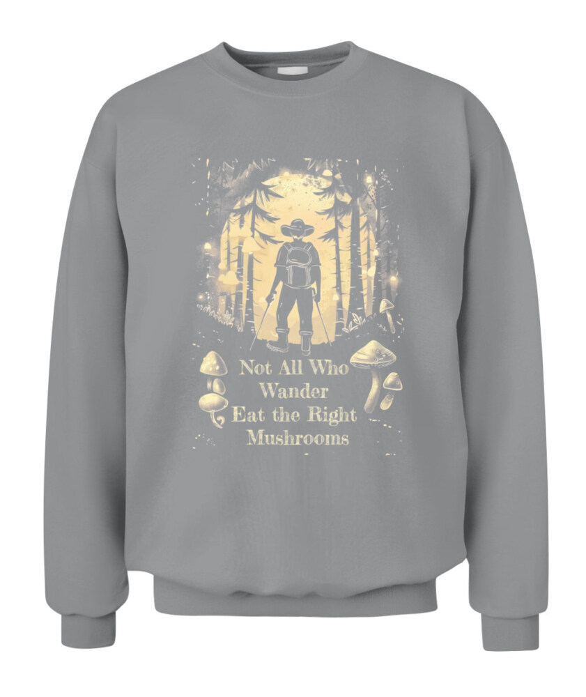 Not All Who Wander Eat the Right Mushrooms Shirt – Vintage Forest Psychedelic Tee