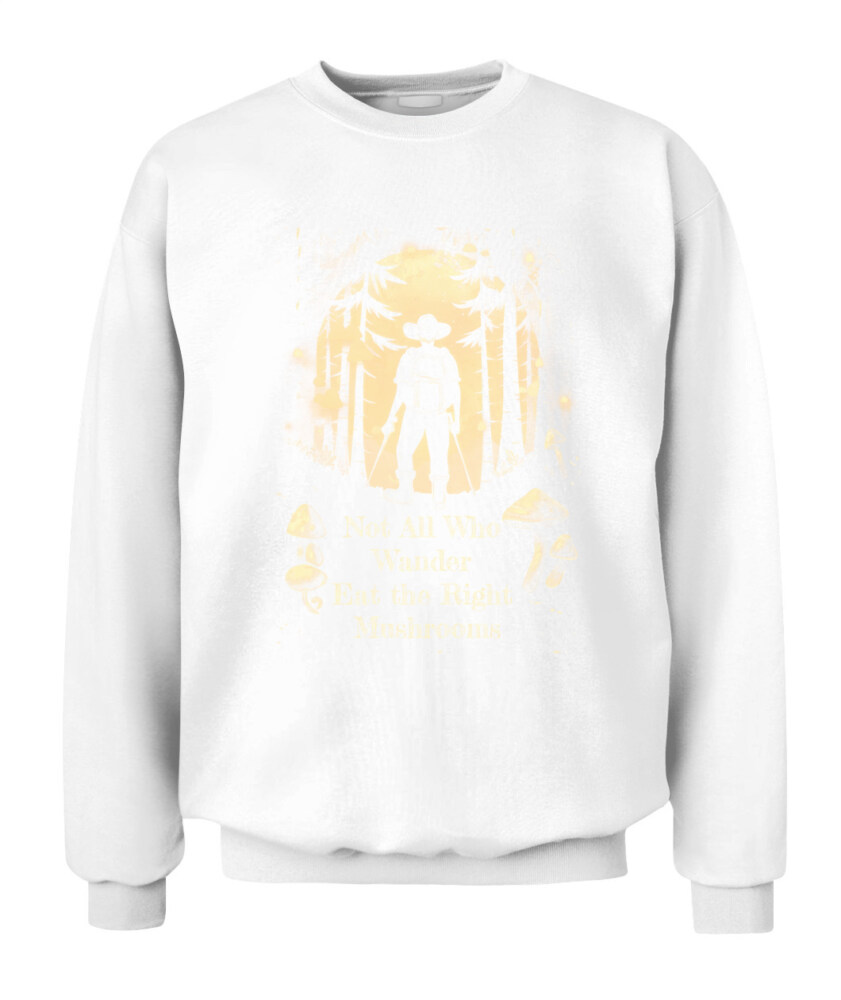 Not All Who Wander Eat the Right Mushrooms Shirt – Vintage Forest Psychedelic Tee