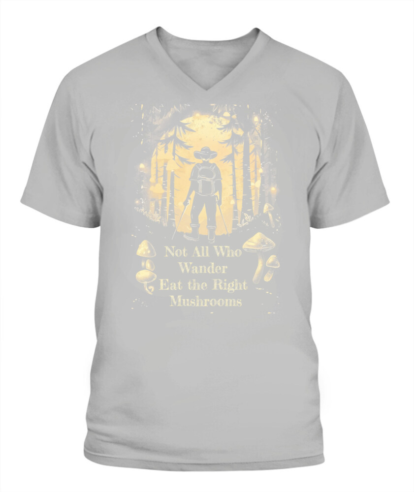 Not All Who Wander Eat the Right Mushrooms Shirt – Vintage Forest Psychedelic Tee
