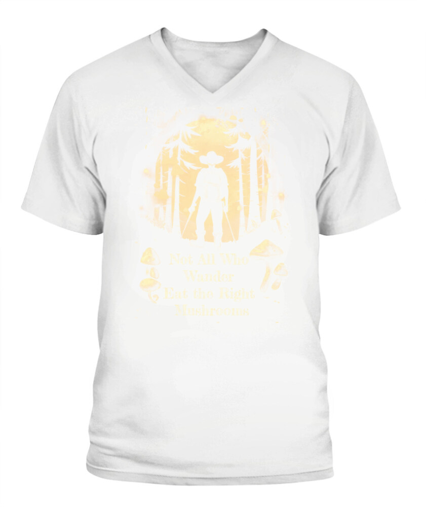 Not All Who Wander Eat the Right Mushrooms Shirt – Vintage Forest Psychedelic Tee