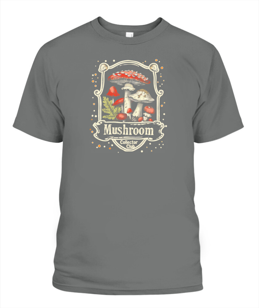 Mushroom Collector Club Shirt – Vintage Foraging T-Shirt for Nature & Fungi Lovers