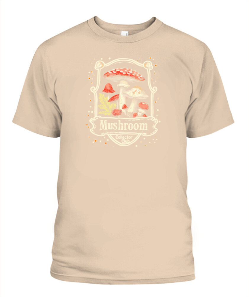 Mushroom Collector Club Shirt – Vintage Foraging T-Shirt for Nature & Fungi Lovers