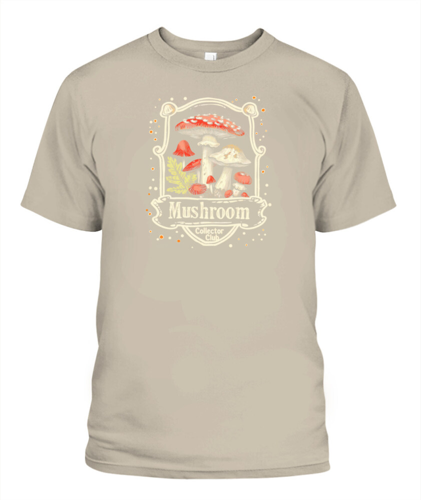 Mushroom Collector Club Shirt – Vintage Foraging T-Shirt for Nature & Fungi Lovers