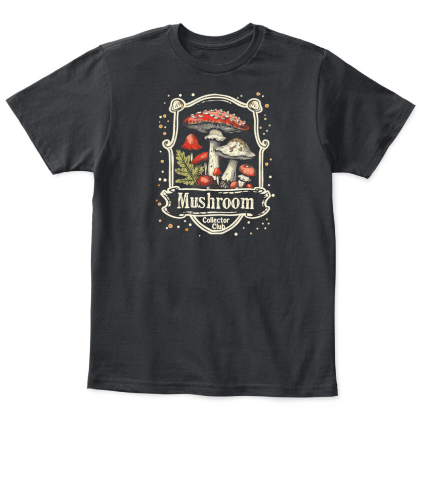Mushroom Collector Club Shirt – Vintage Foraging T-Shirt for Nature & Fungi Lovers
