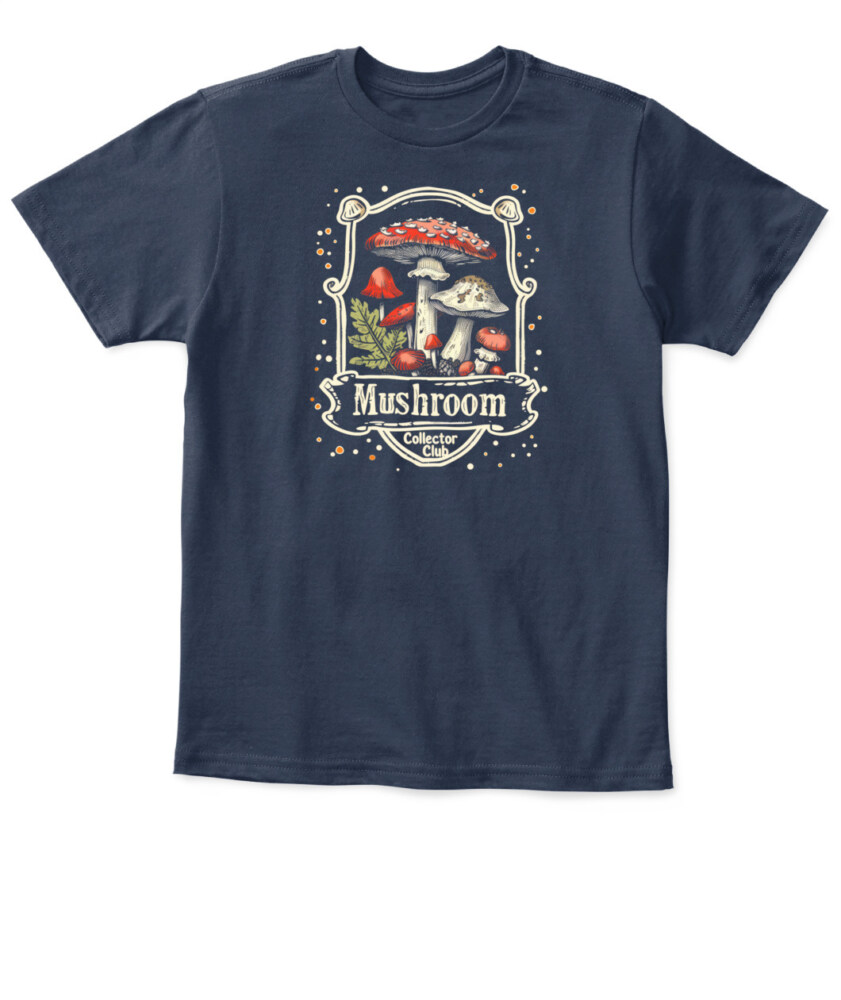 Mushroom Collector Club Shirt – Vintage Foraging T-Shirt for Nature & Fungi Lovers