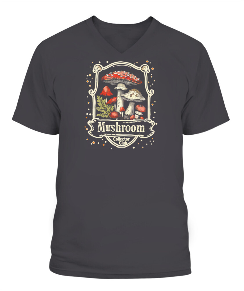 Mushroom Collector Club Shirt – Vintage Foraging T-Shirt for Nature & Fungi Lovers