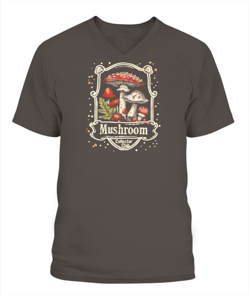 Mushroom Collector Club Shirt – Vintage Foraging T-Shirt for Nature & Fungi Lovers