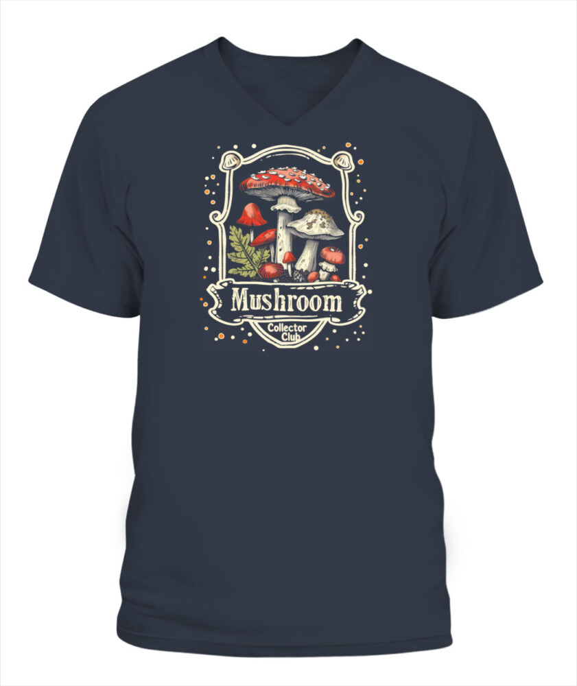 Mushroom Collector Club Shirt – Vintage Foraging T-Shirt for Nature & Fungi Lovers