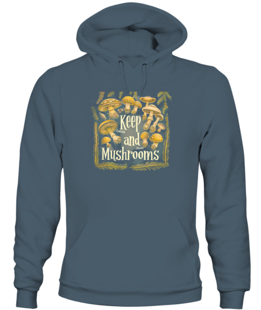 Keep Calm and Hunt Mushrooms - Funny Mushroom Hunting Shirt