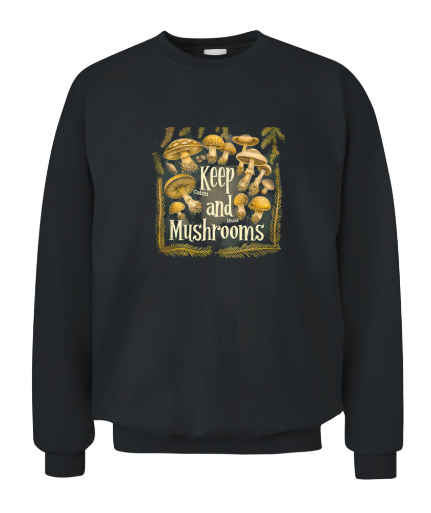 Keep Calm and Hunt Mushrooms - Funny Mushroom Hunting Shirt