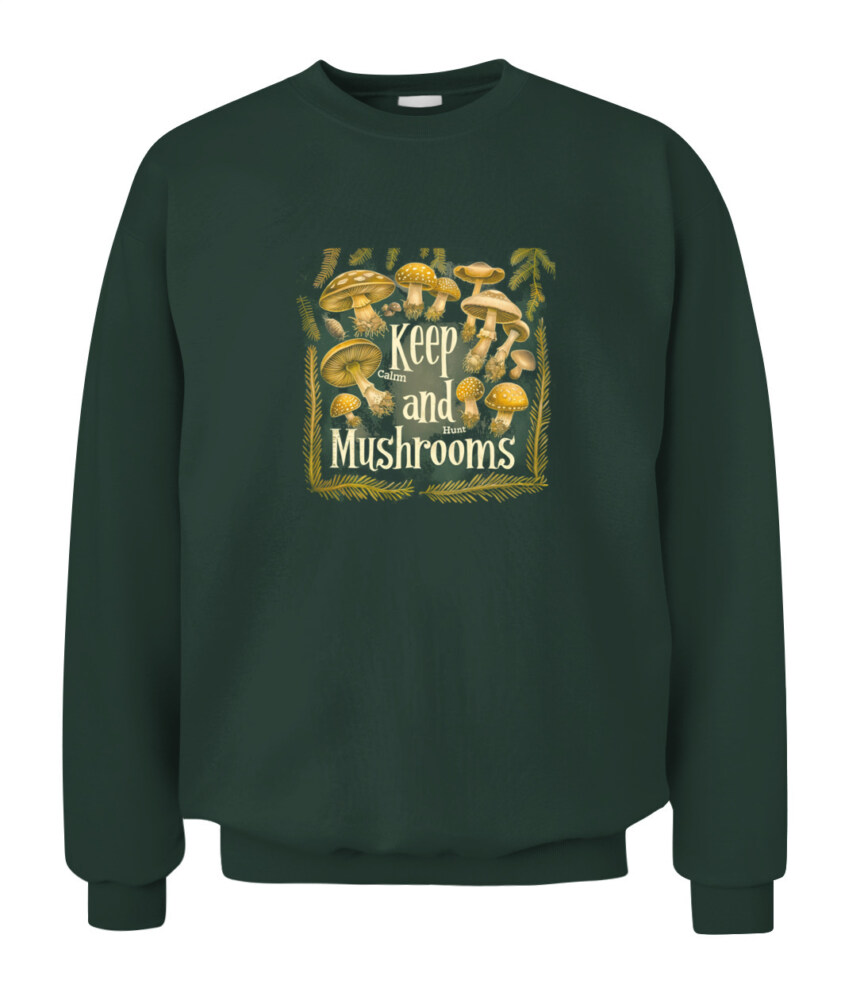 Keep Calm and Hunt Mushrooms - Funny Mushroom Hunting Shirt