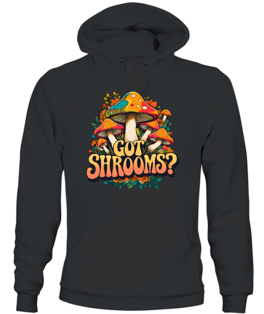 Got Shrooms? Funny Mushroom T-Shirt – Cottagecore Forager Tee for Mushroom Lovers, Vintage Minimal Design