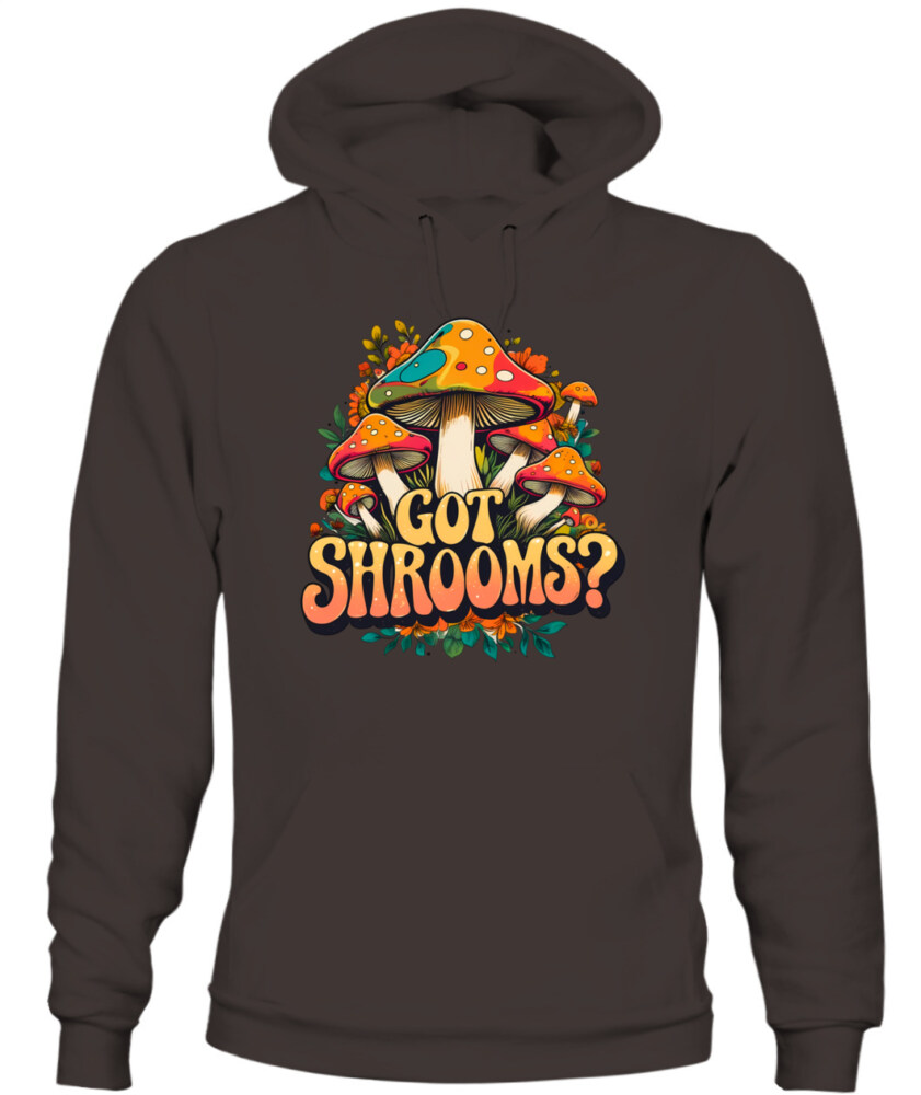 Got Shrooms? Funny Mushroom T-Shirt – Cottagecore Forager Tee for Mushroom Lovers, Vintage Minimal Design