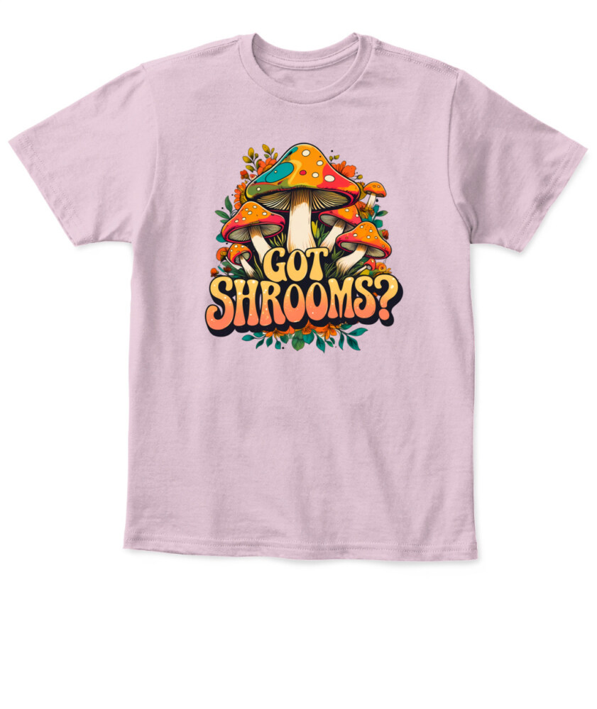Got Shrooms? Funny Mushroom T-Shirt – Cottagecore Forager Tee for Mushroom Lovers, Vintage Minimal Design