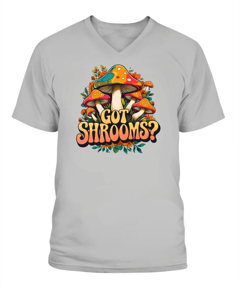 Got Shrooms? Funny Mushroom T-Shirt – Cottagecore Forager Tee for Mushroom Lovers, Vintage Minimal Design