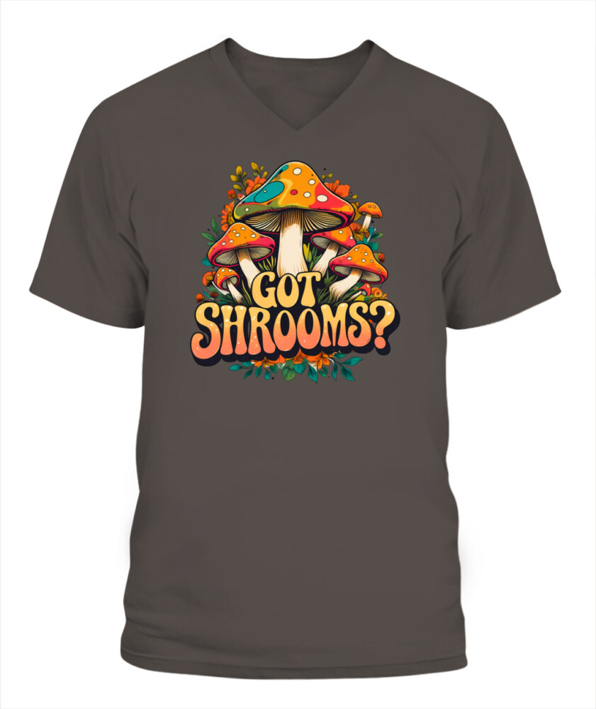 Got Shrooms? Funny Mushroom T-Shirt – Cottagecore Forager Tee for Mushroom Lovers, Vintage Minimal Design