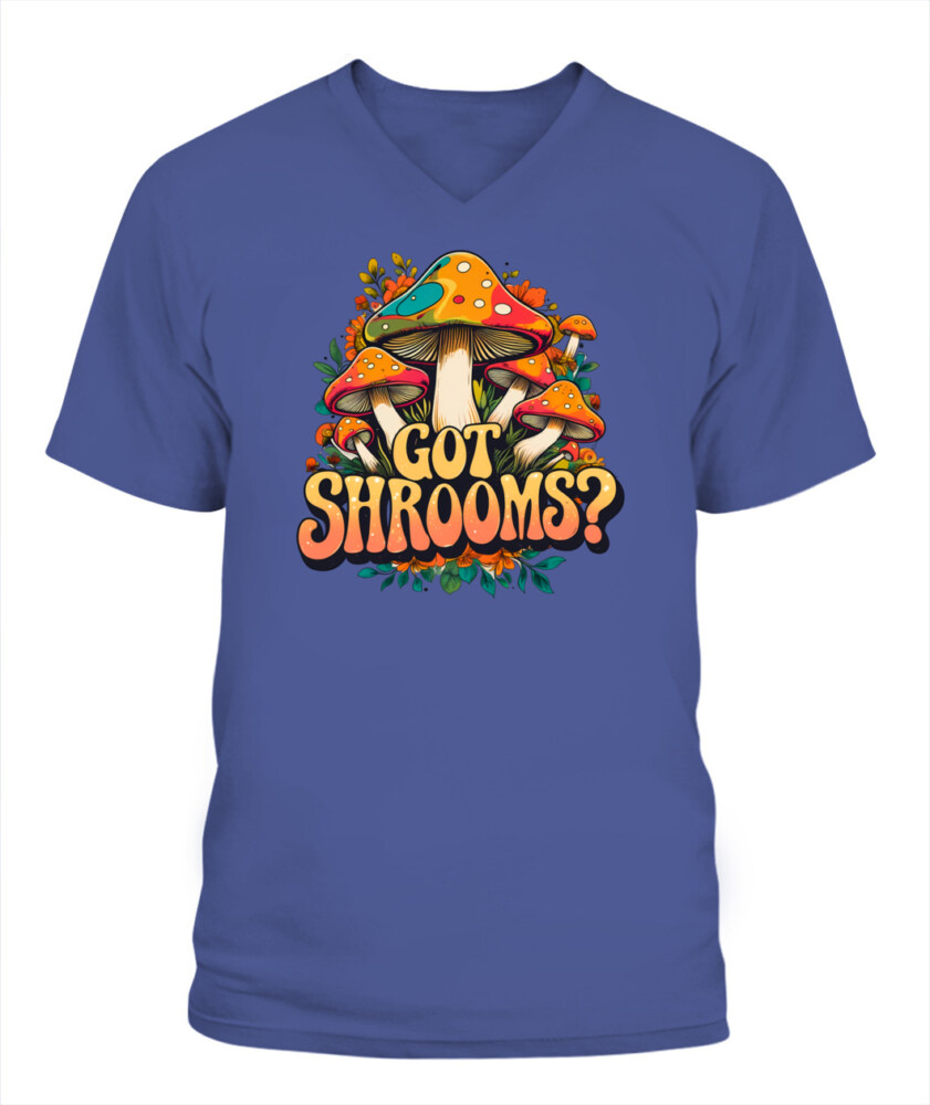 Got Shrooms? Funny Mushroom T-Shirt – Cottagecore Forager Tee for Mushroom Lovers, Vintage Minimal Design