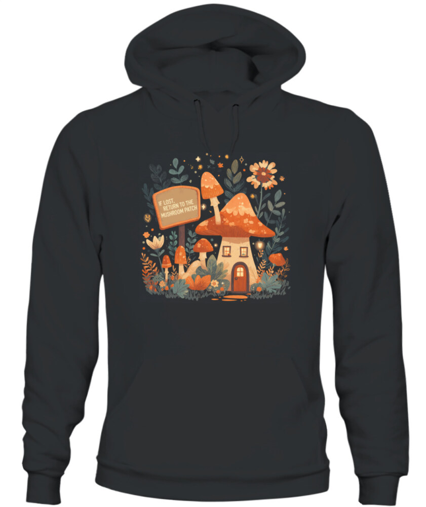 If Lost Return to the Mushroom Patch Shirt - Cute Funny Mushroom T-Shirt - Retro Forest Aesthetic Tee for Nature Lovers