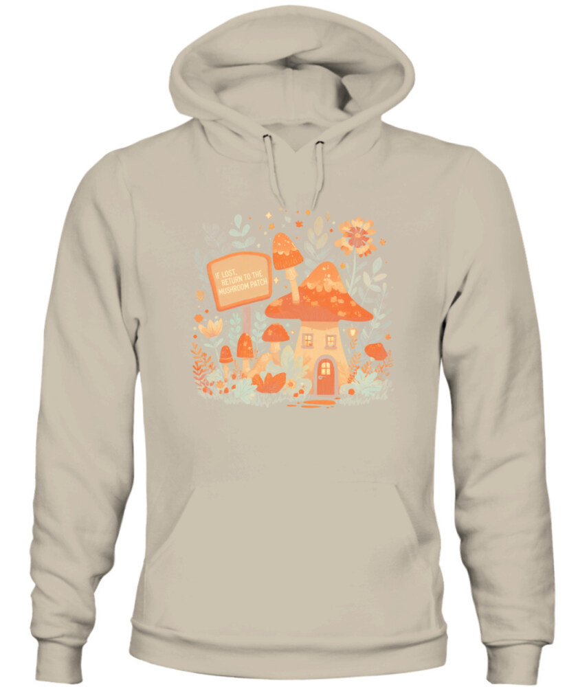 If Lost Return to the Mushroom Patch Shirt - Cute Funny Mushroom T-Shirt - Retro Forest Aesthetic Tee for Nature Lovers