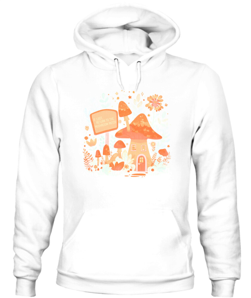 If Lost Return to the Mushroom Patch Shirt - Cute Funny Mushroom T-Shirt - Retro Forest Aesthetic Tee for Nature Lovers