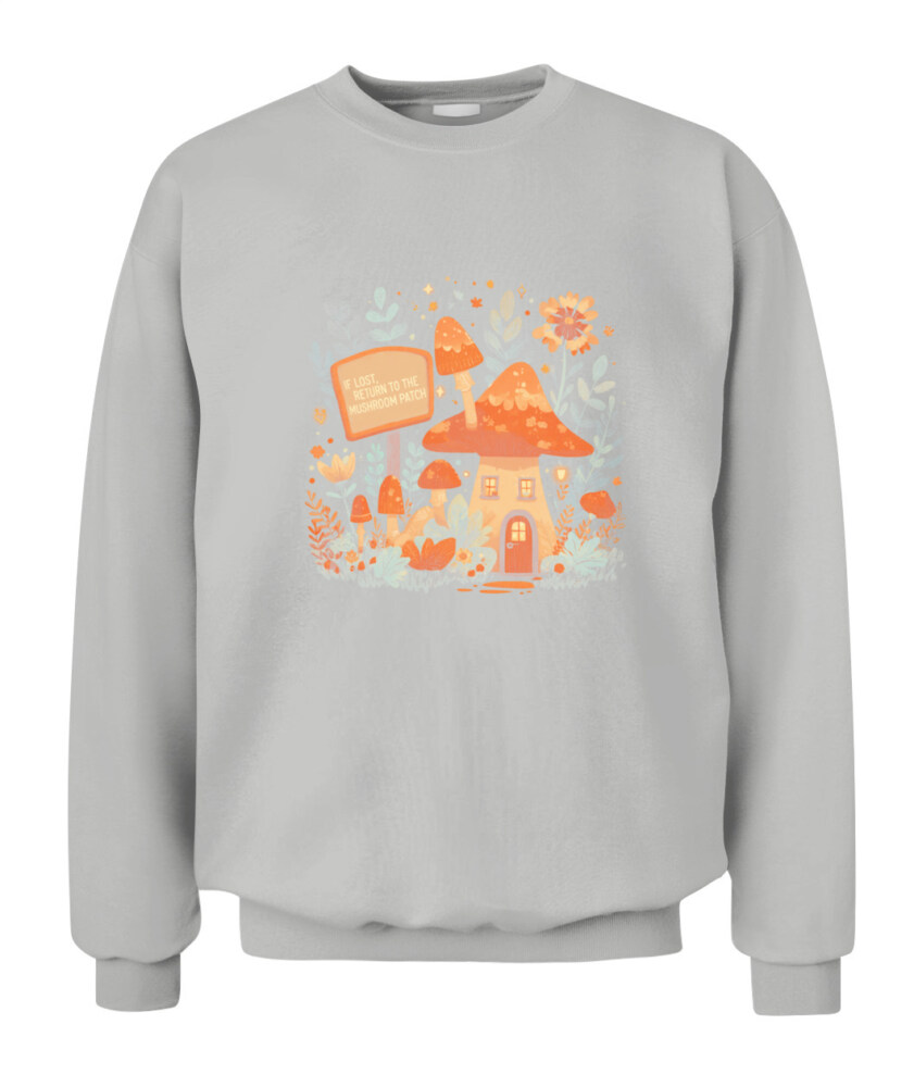 If Lost Return to the Mushroom Patch Shirt - Cute Funny Mushroom T-Shirt - Retro Forest Aesthetic Tee for Nature Lovers