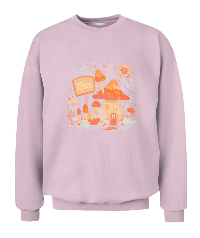 If Lost Return to the Mushroom Patch Shirt - Cute Funny Mushroom T-Shirt - Retro Forest Aesthetic Tee for Nature Lovers