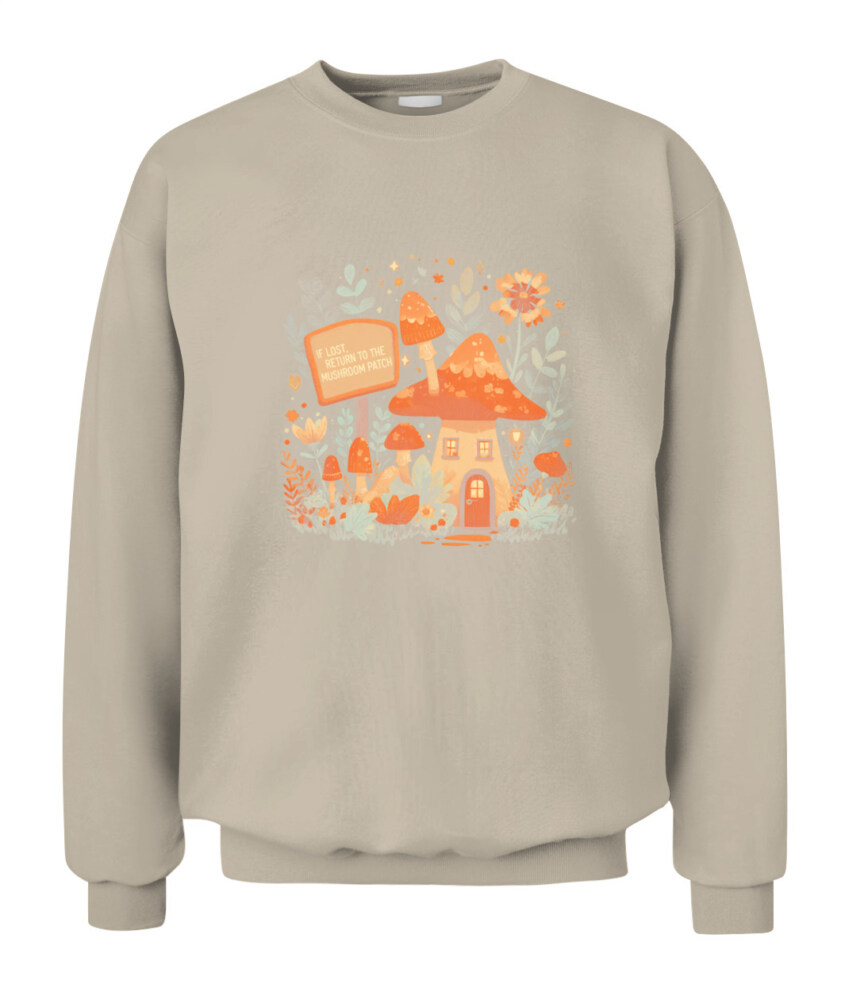 If Lost Return to the Mushroom Patch Shirt - Cute Funny Mushroom T-Shirt - Retro Forest Aesthetic Tee for Nature Lovers