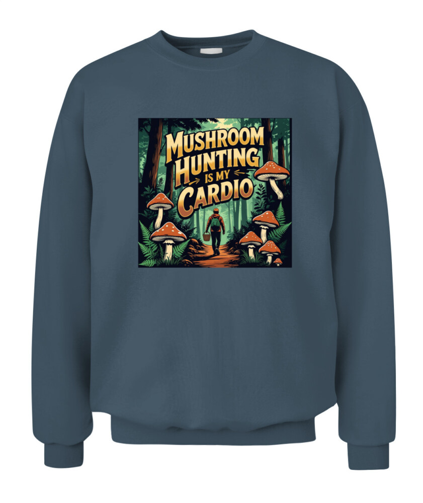 Only Here for the Morels Shirt – Funny Mushroom Foraging Tee – Retro Hippie Nature Lover Gift