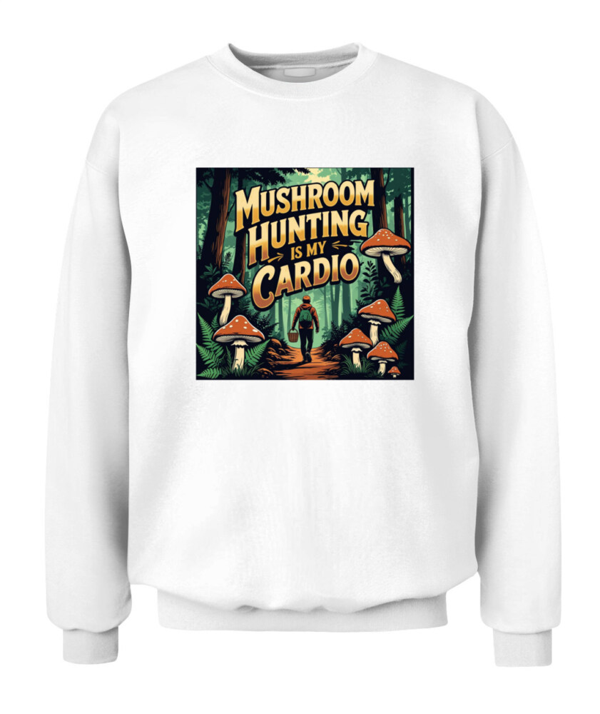 Only Here for the Morels Shirt – Funny Mushroom Foraging Tee – Retro Hippie Nature Lover Gift