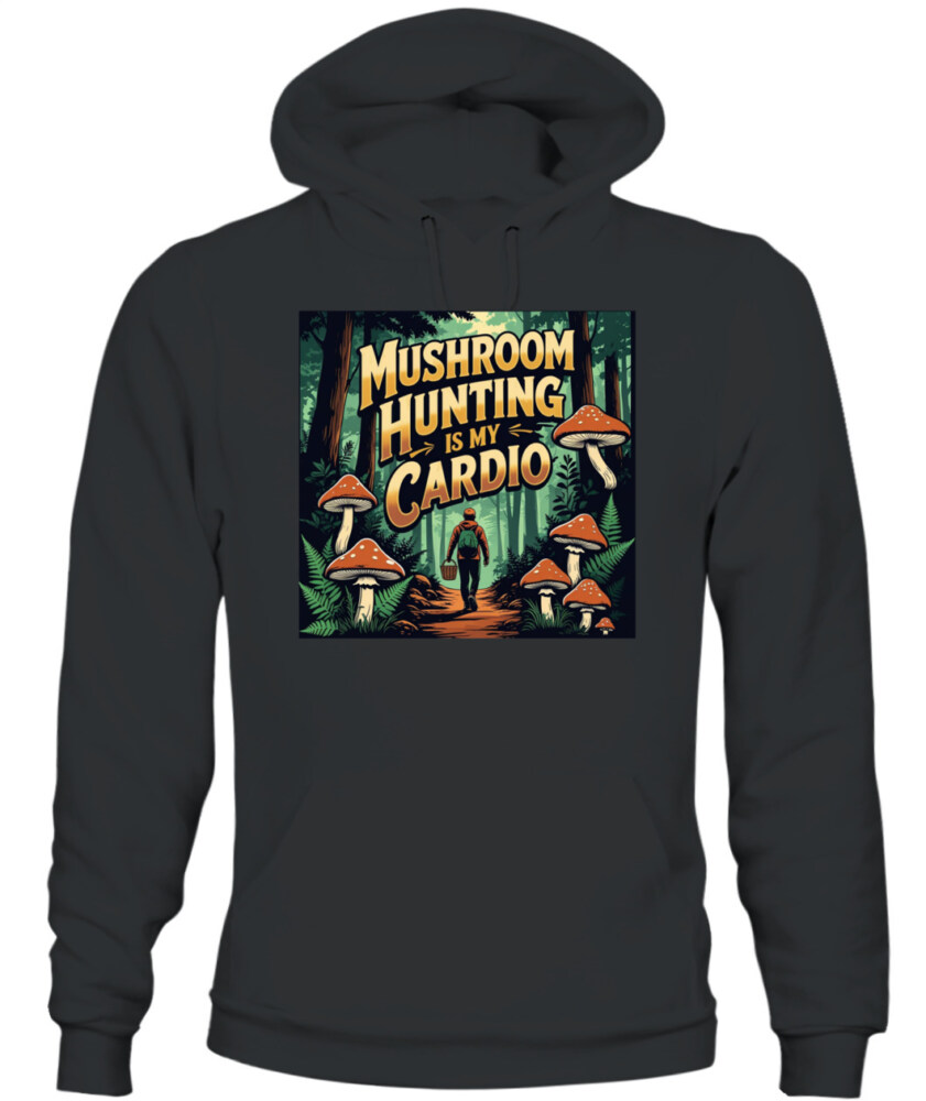 Only Here for the Morels Shirt – Funny Mushroom Foraging Tee – Retro Hippie Nature Lover Gift