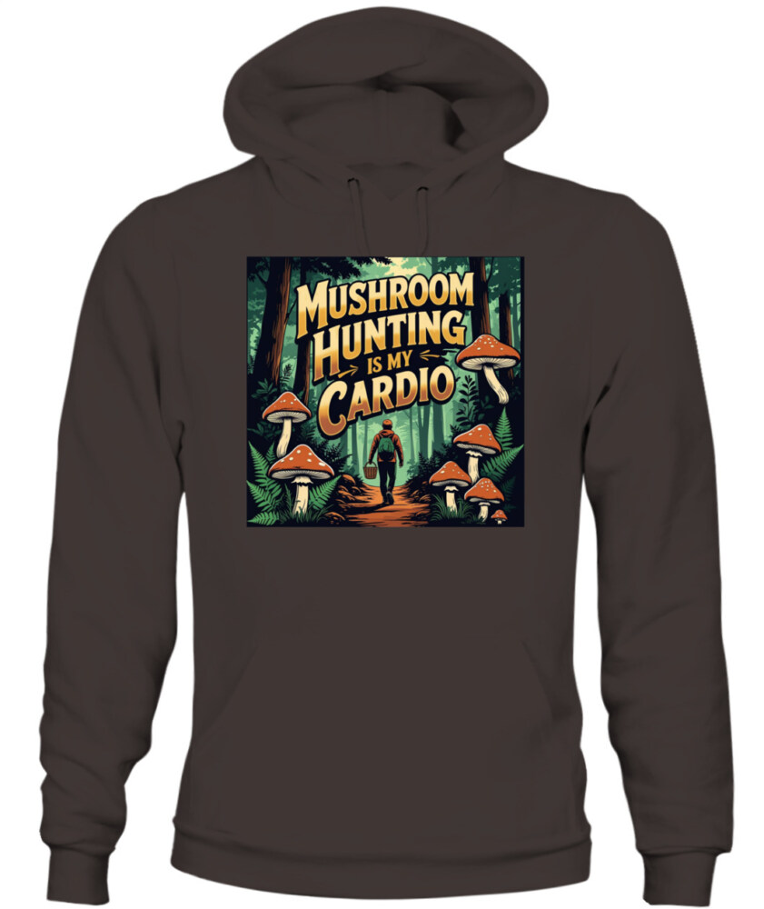 Only Here for the Morels Shirt – Funny Mushroom Foraging Tee – Retro Hippie Nature Lover Gift