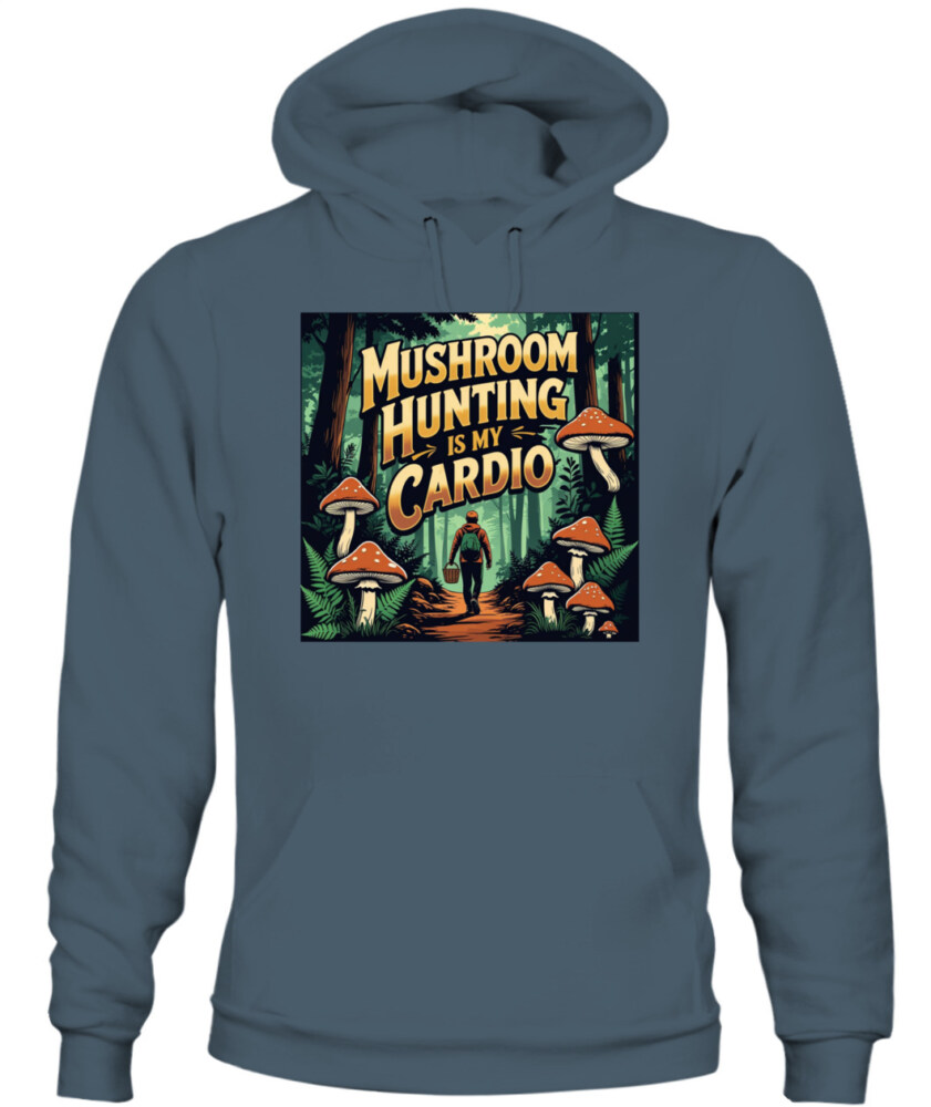 Only Here for the Morels Shirt – Funny Mushroom Foraging Tee – Retro Hippie Nature Lover Gift