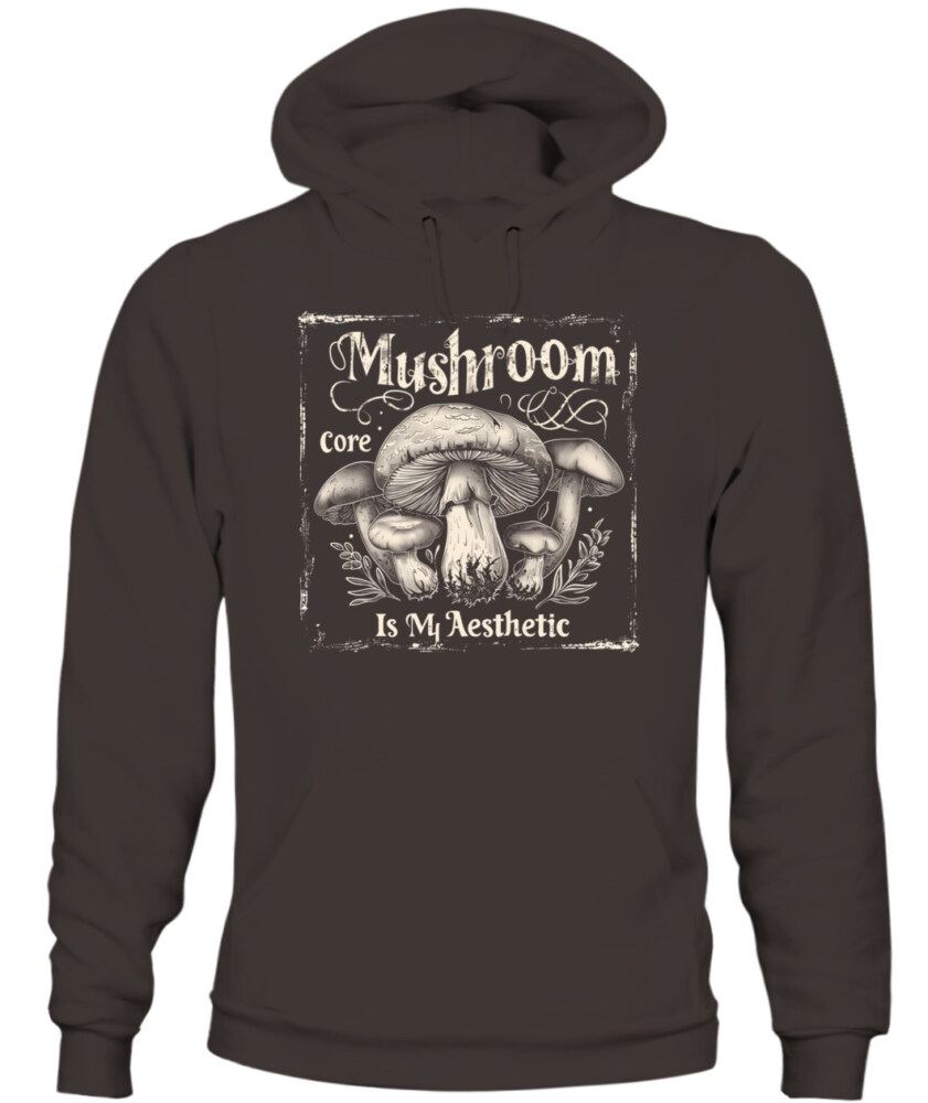 Mushroom Core Is My Aesthetic - Funny Mushroom Hunting Shirt
