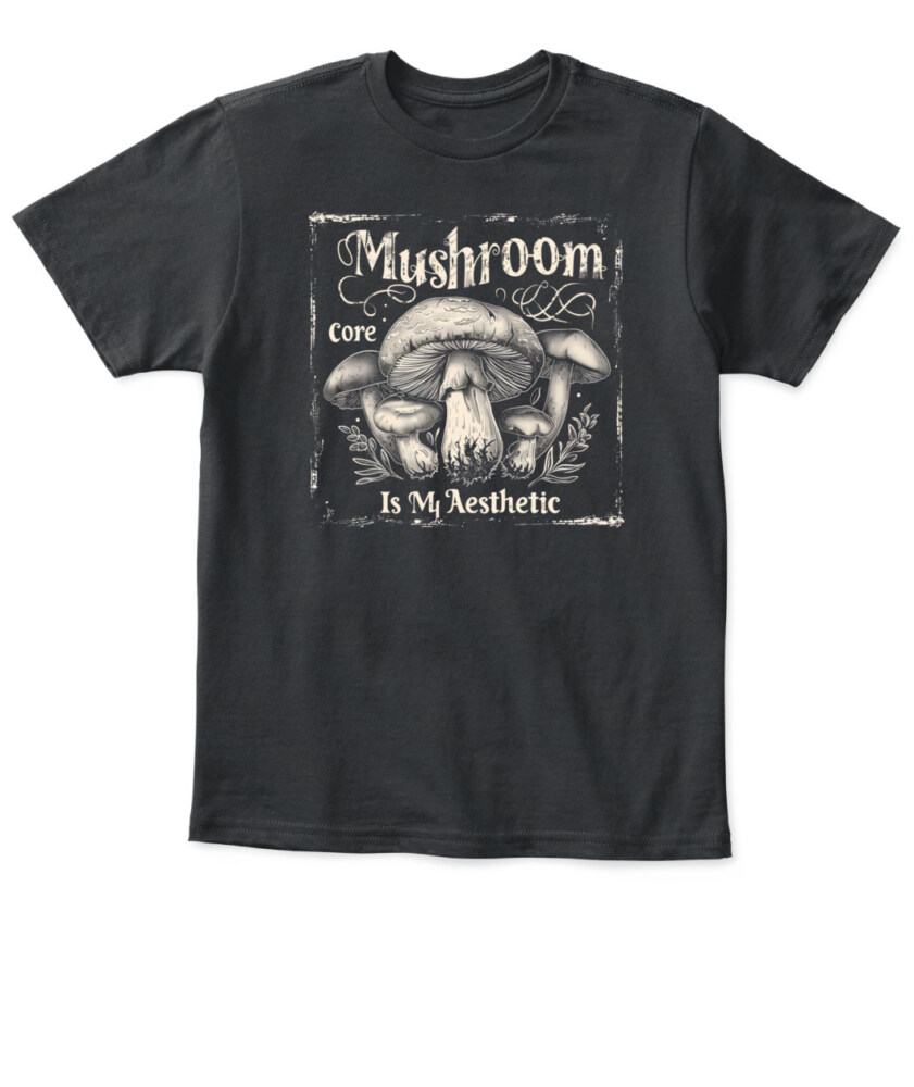 Mushroom Core Is My Aesthetic - Funny Mushroom Hunting Shirt
