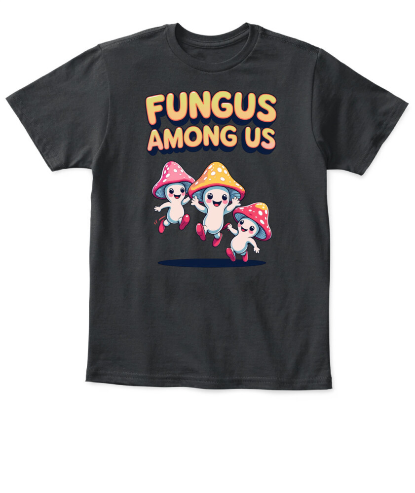 Fungus Among Us Vintage Cartoon Mushroom Shirt – Retro Forest Fun Tee