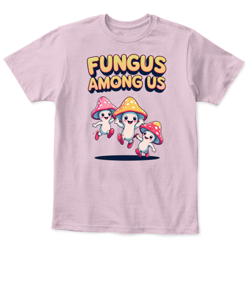 Fungus Among Us Vintage Cartoon Mushroom Shirt – Retro Forest Fun Tee